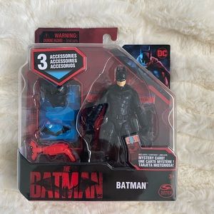 One 4 Inch Black Batman DC Action Figure